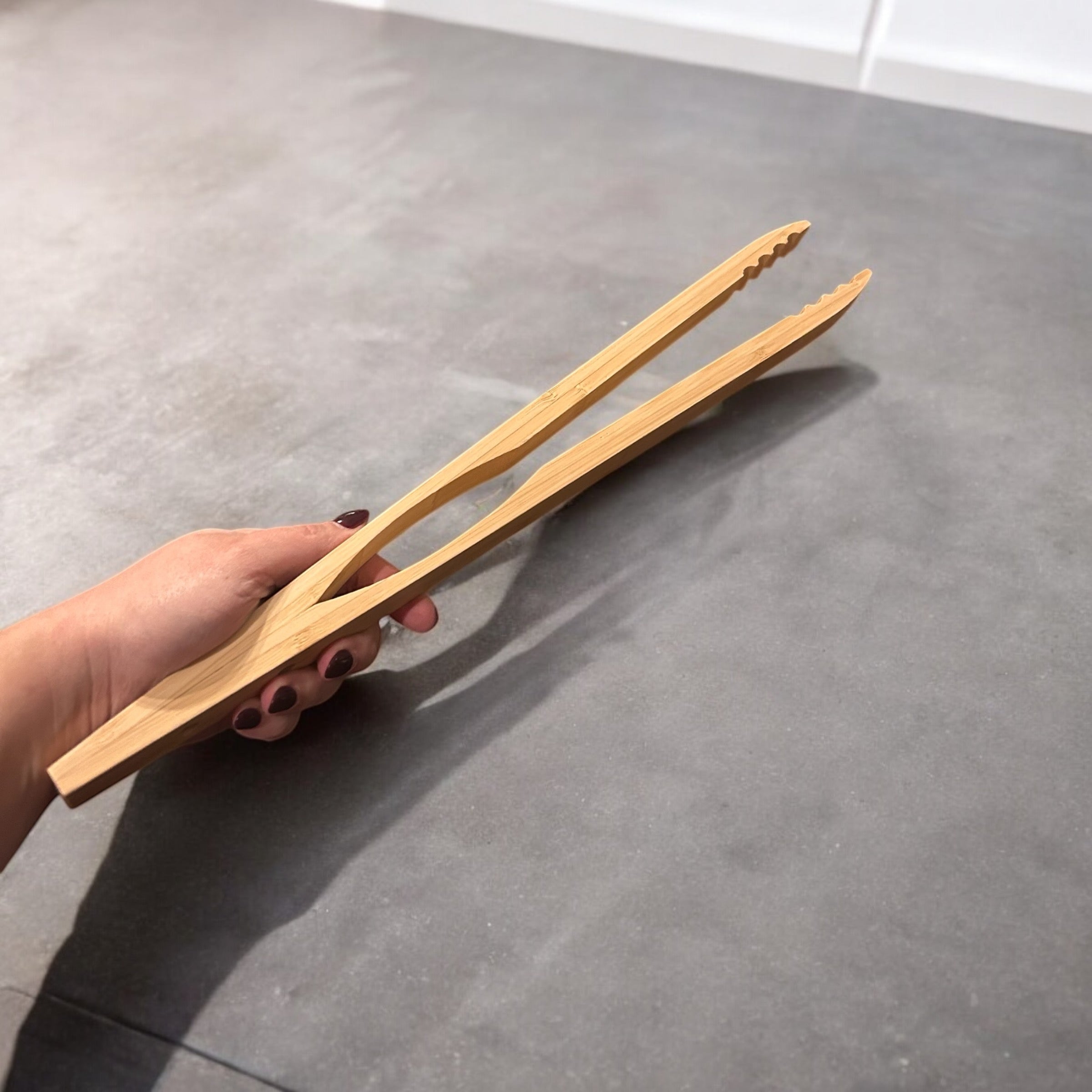 Bamboo Barbecue Grilling Tongs