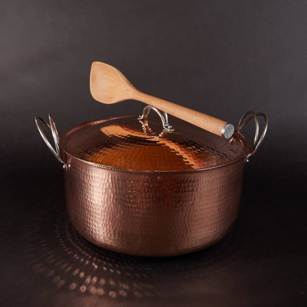 Beautiful + Big Copper Dutch Ovens