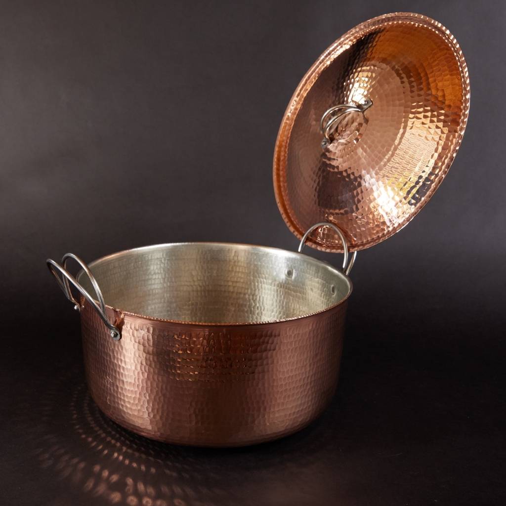 Beautiful + Big Copper Dutch Ovens