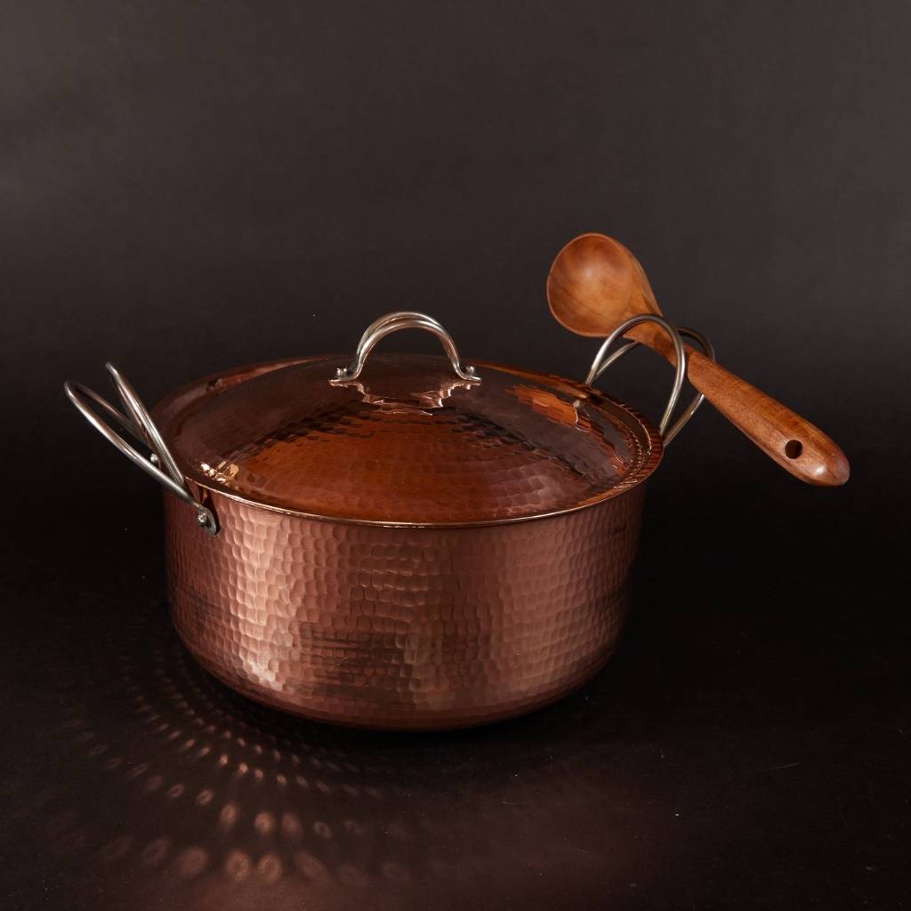 Beautiful + Big Copper Dutch Ovens