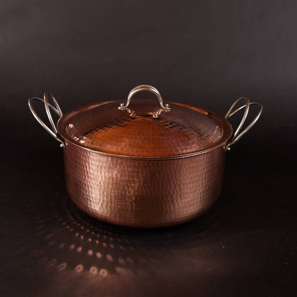 Beautiful + Big Copper Dutch Ovens