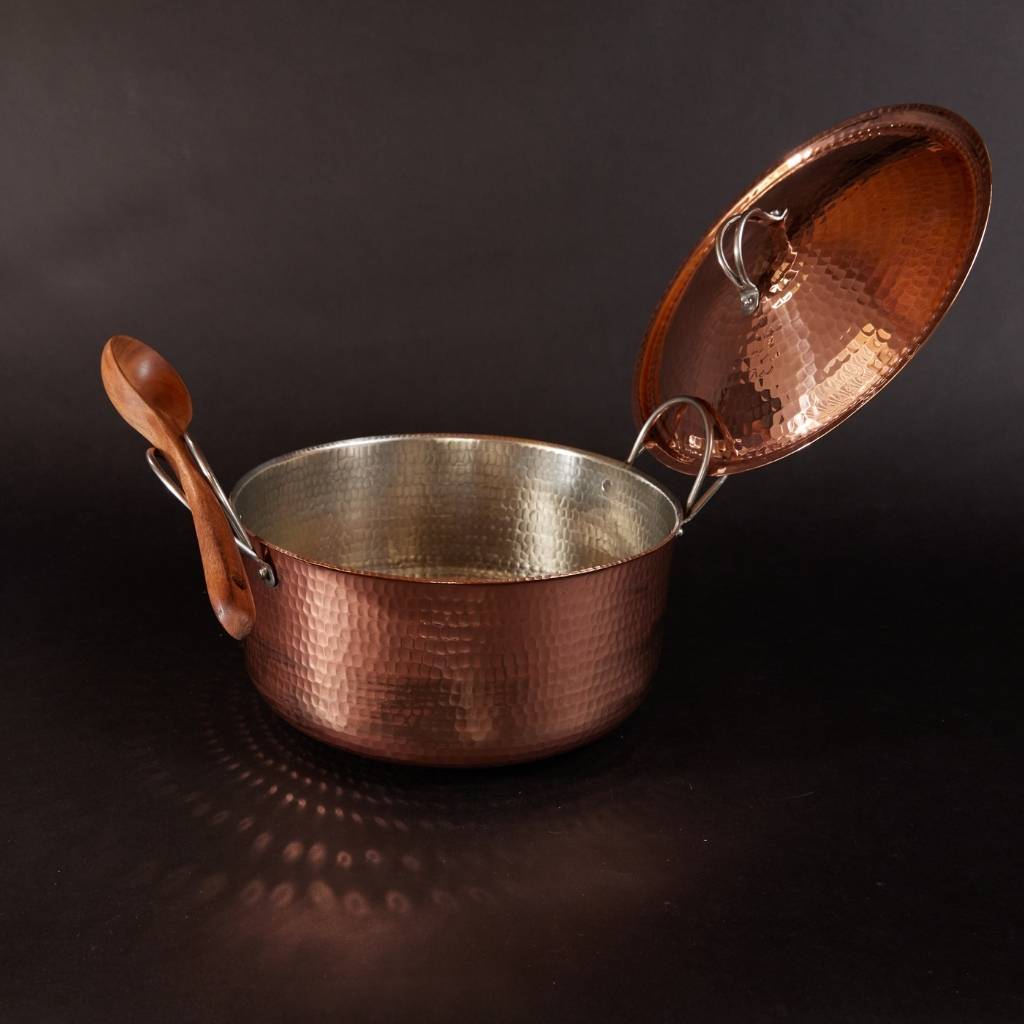 Beautiful + Big Copper Dutch Ovens