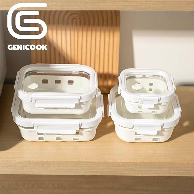 Glass Container + Silicone Wrap Set