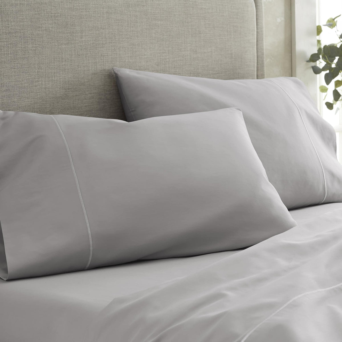 500 TC Sateen Pillowcase Set | GOTS + Fairtrade Certified Organic Cotton