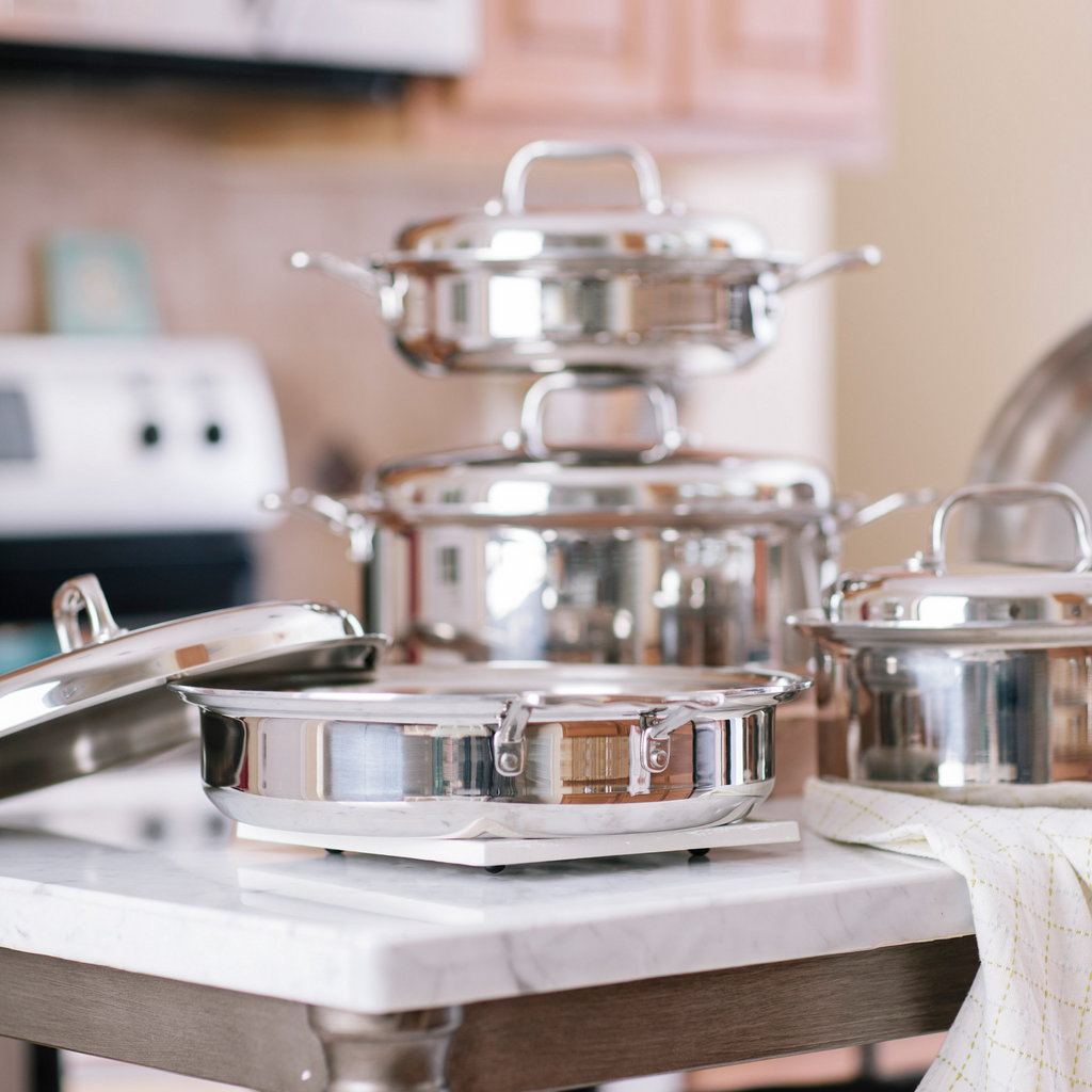 9-Piece Stainless Steel Cookware Set