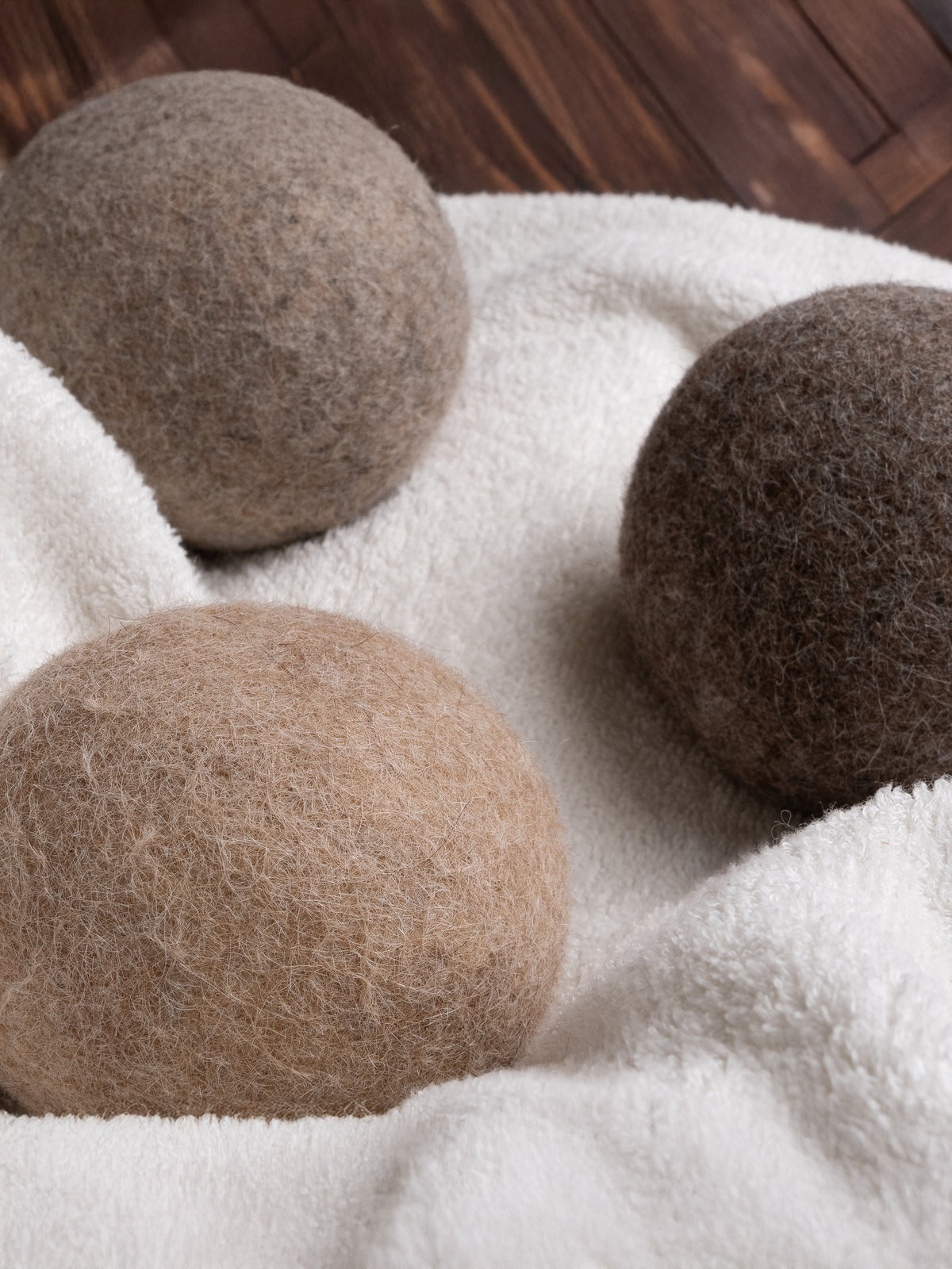 Alpaca Dryer Balls | 3-Pack | Wool-Free Alternative