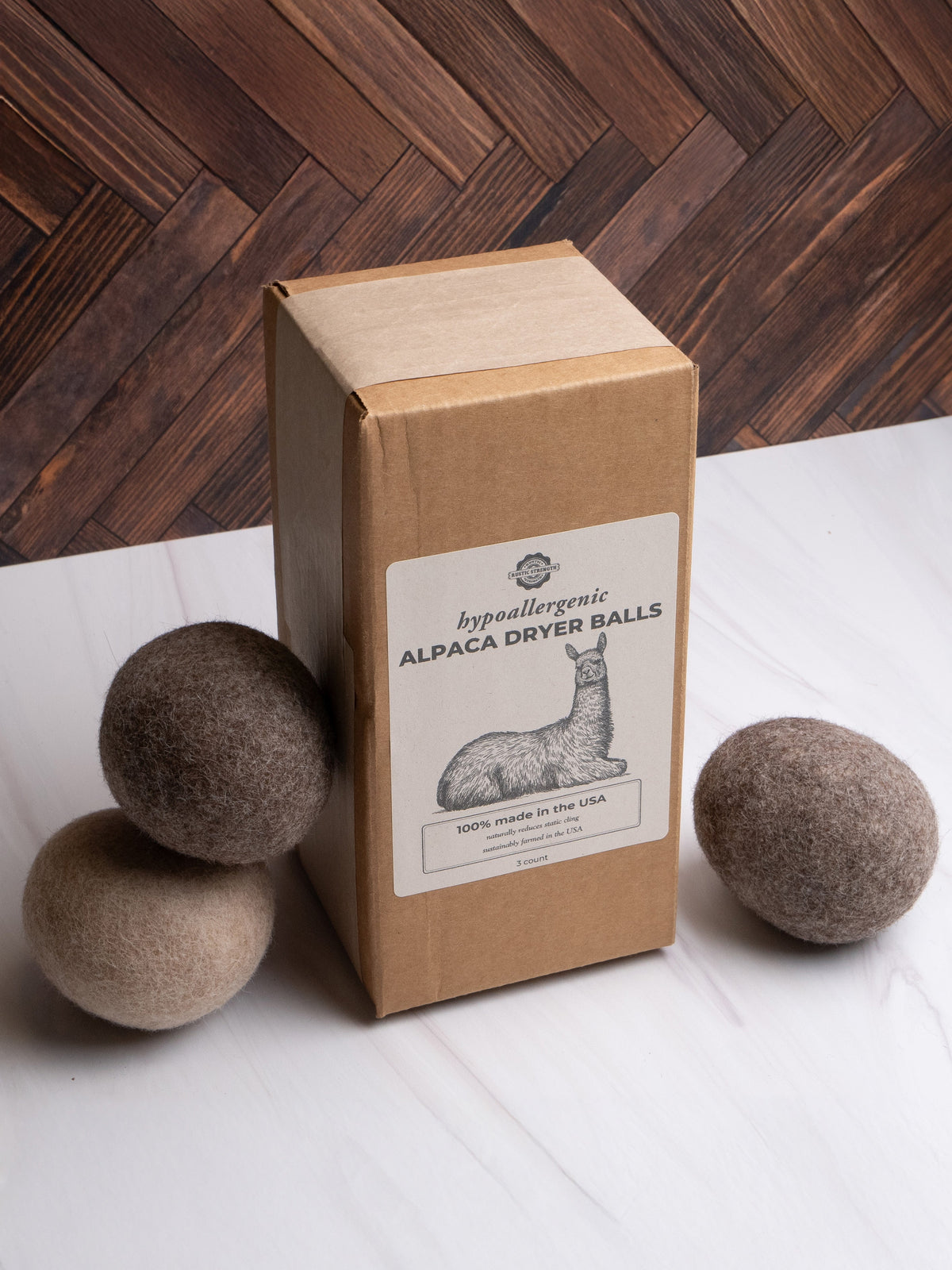 Alpaca Dryer Balls | 3-Pack | Wool-Free Alternative