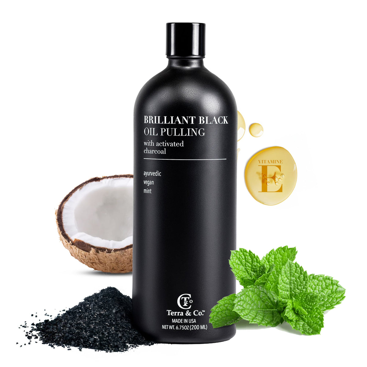Terra & Co. Brilliant Black® Oil Pulling