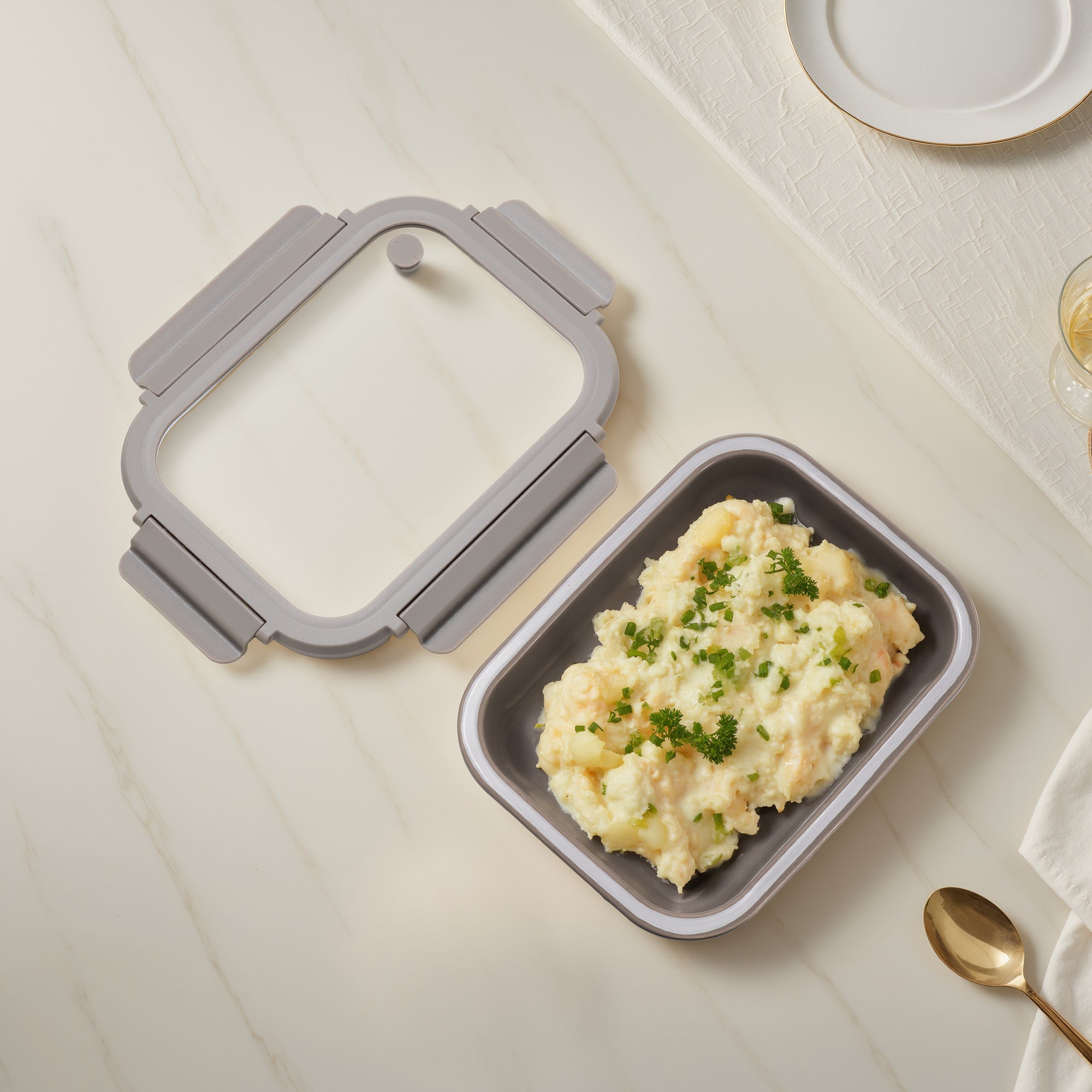 Stoneware Container | Mineral Gray