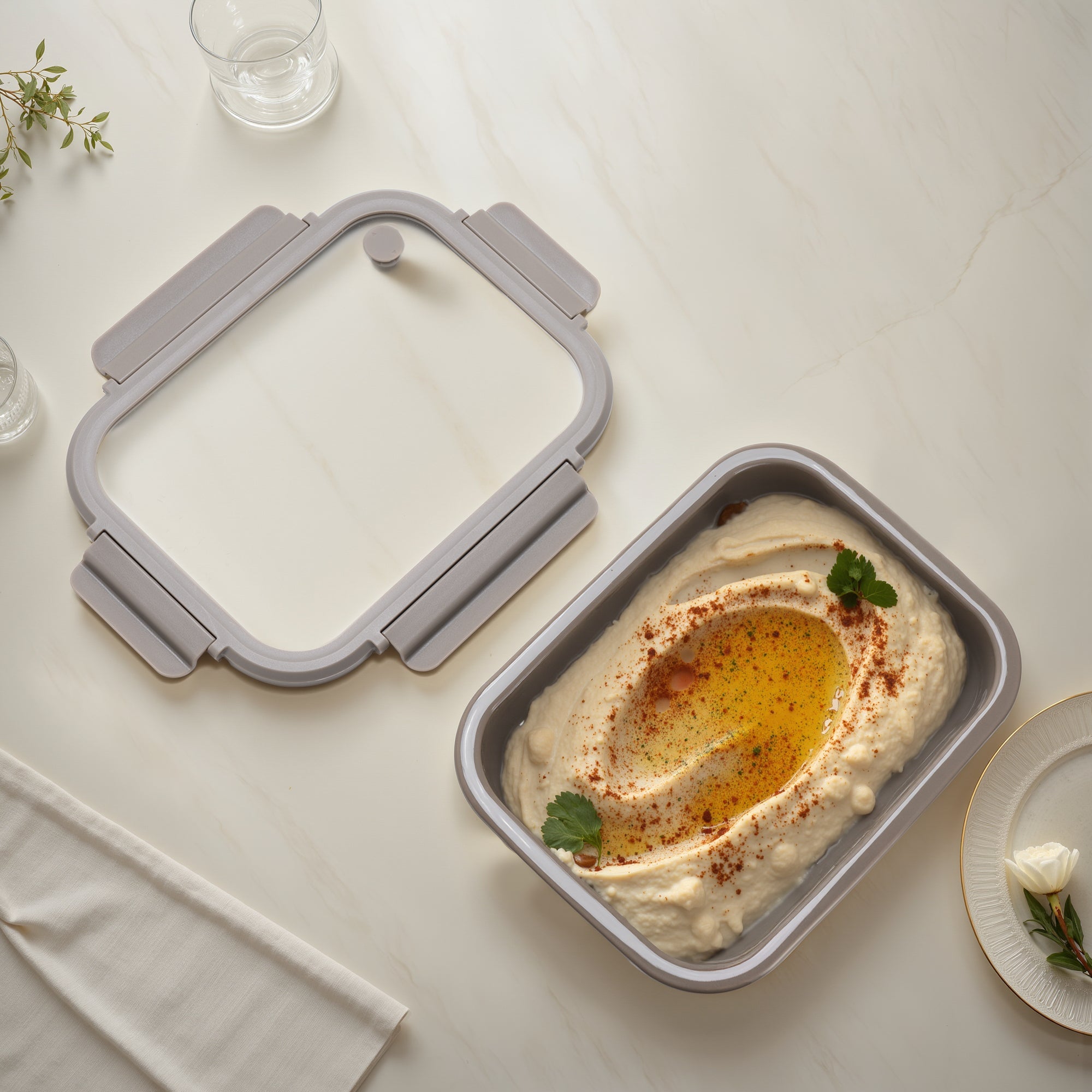 Stoneware Container | Mineral Gray