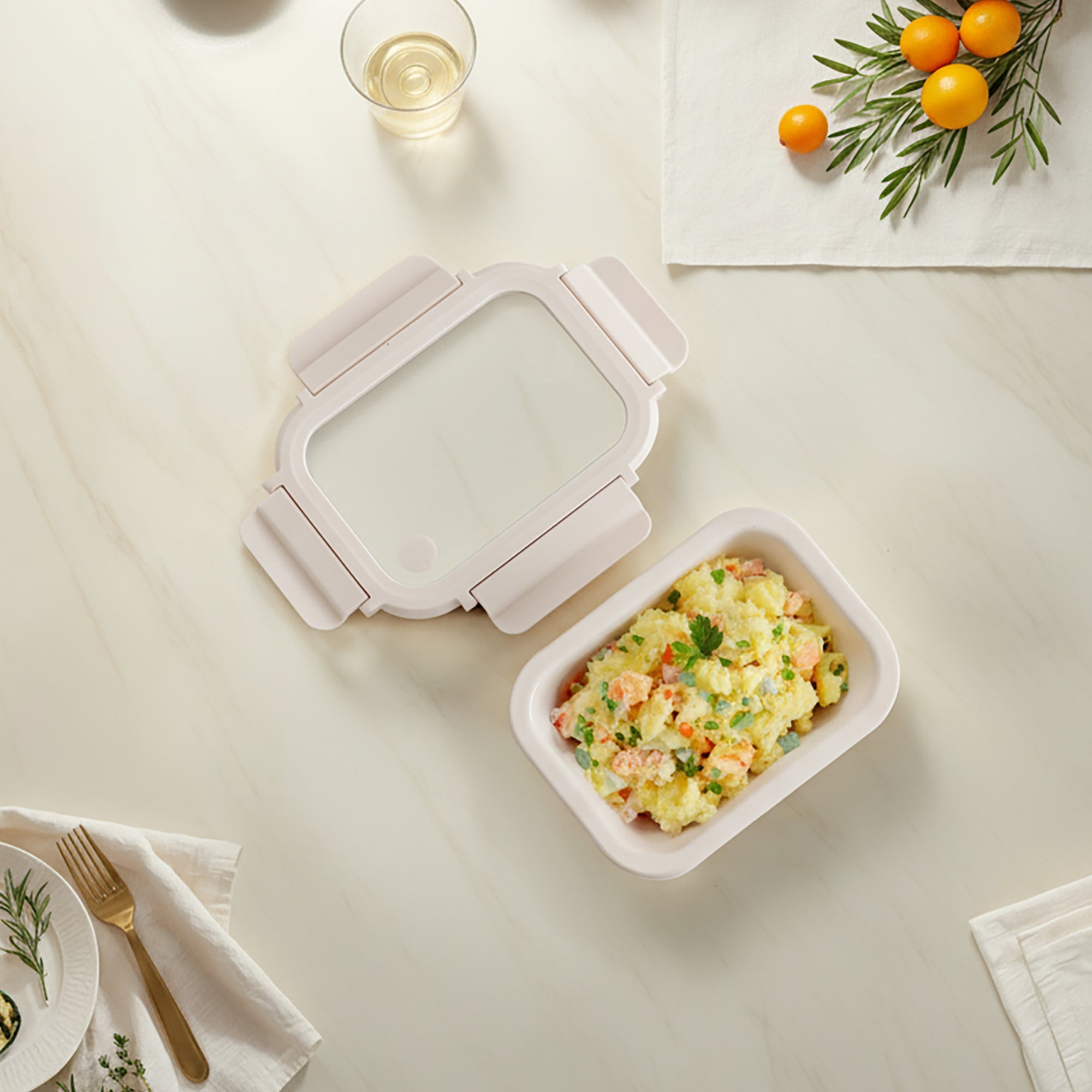Stoneware Container | Cannoli Crème