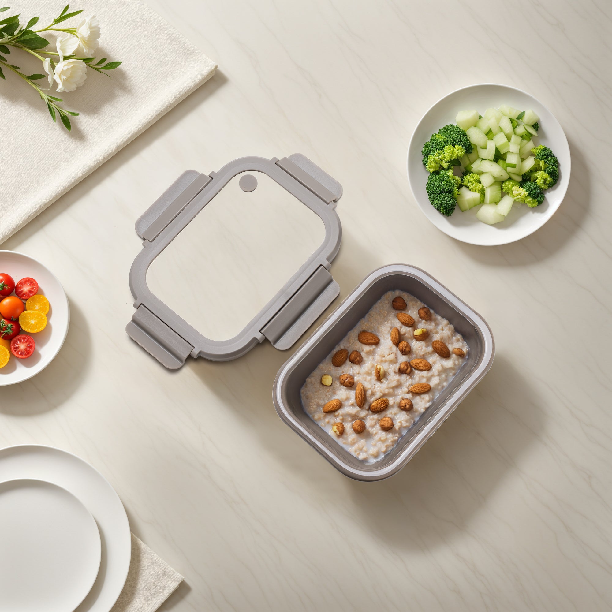 Stoneware Container | Mineral Gray