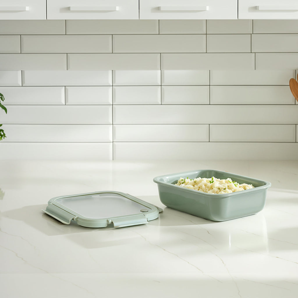 Stoneware Container | Sage Green