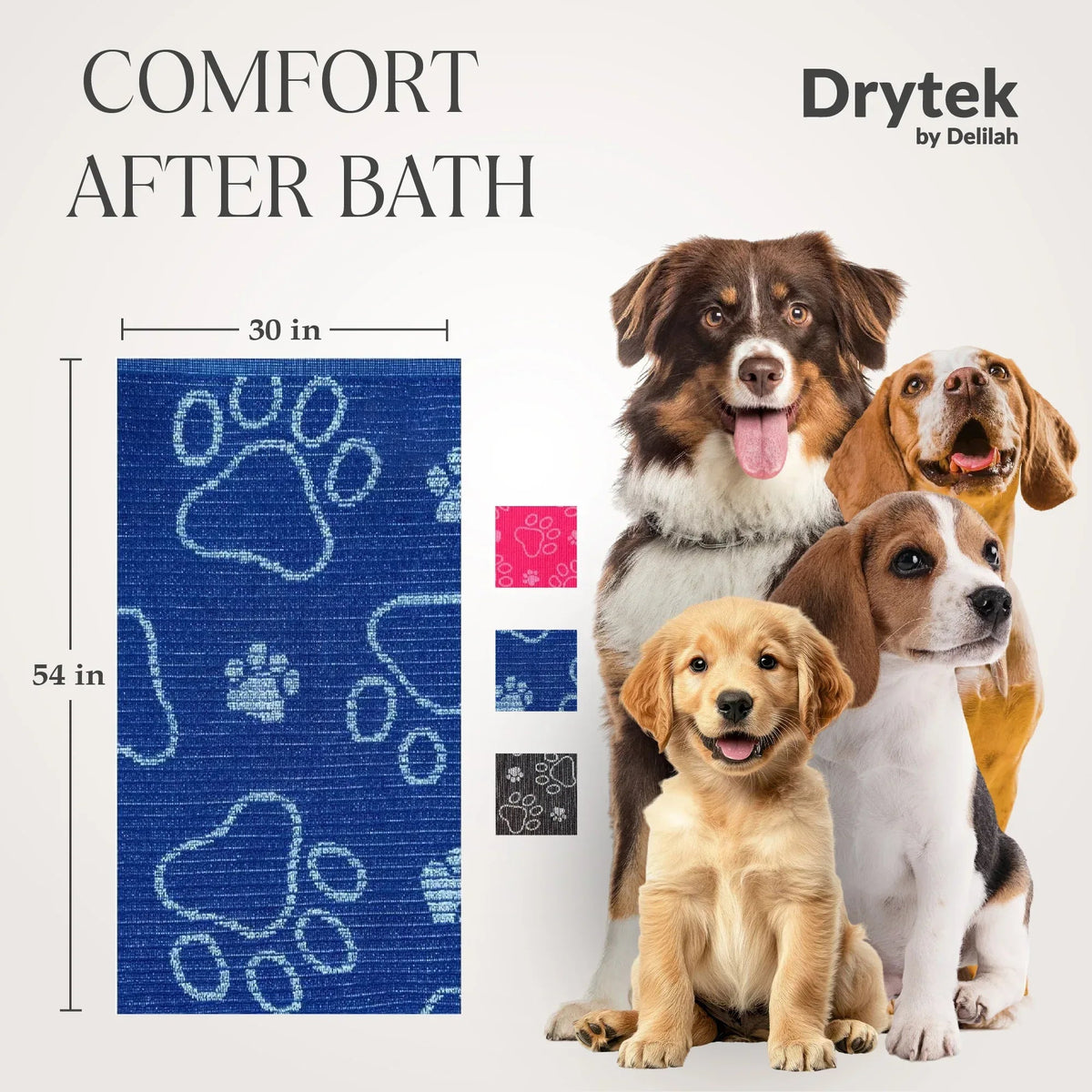 Delilah Home Drytek Dog Bath Towel