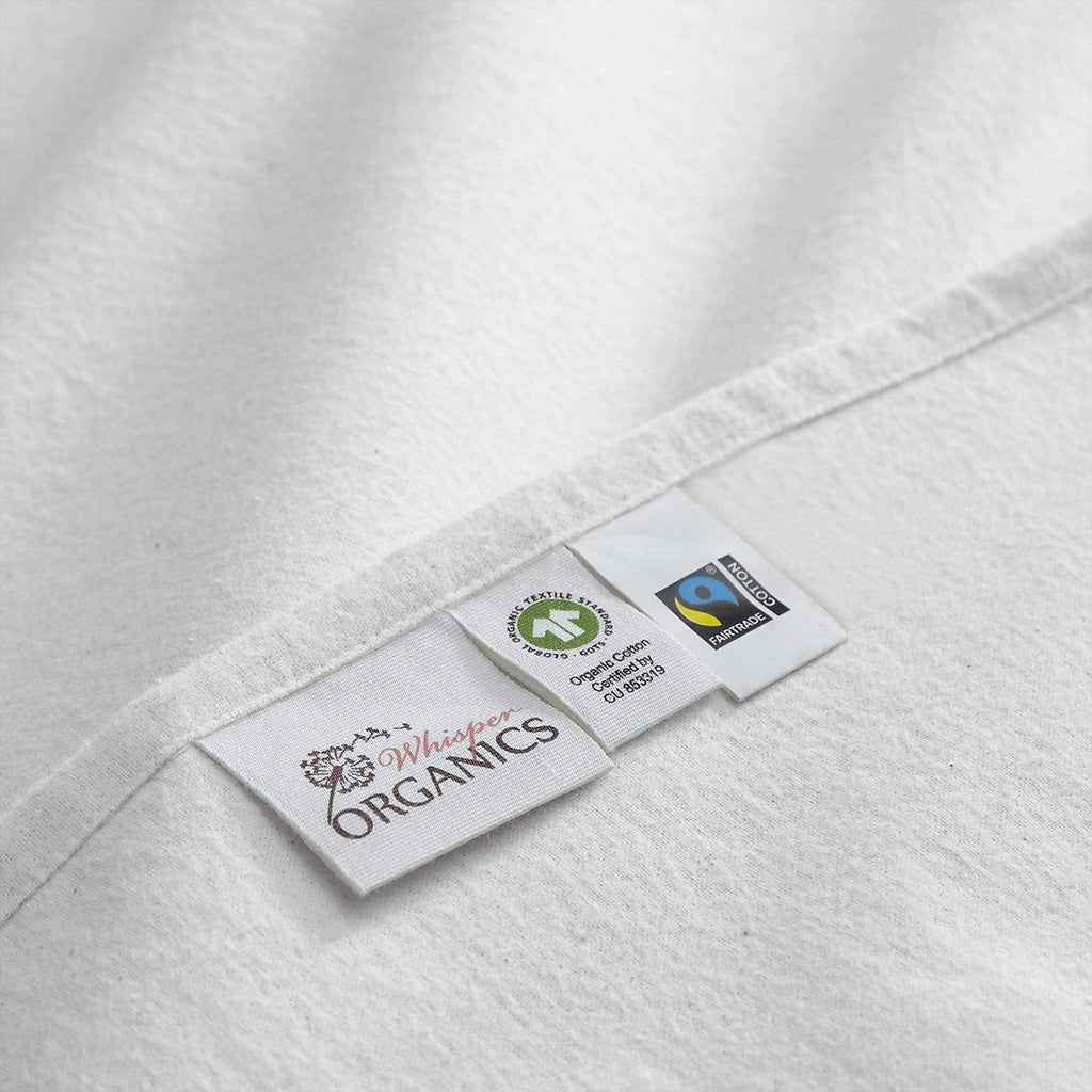 Organic Flannel Pillowcase Set | GOTS + Fairtrade Certified | Naturally Dyed