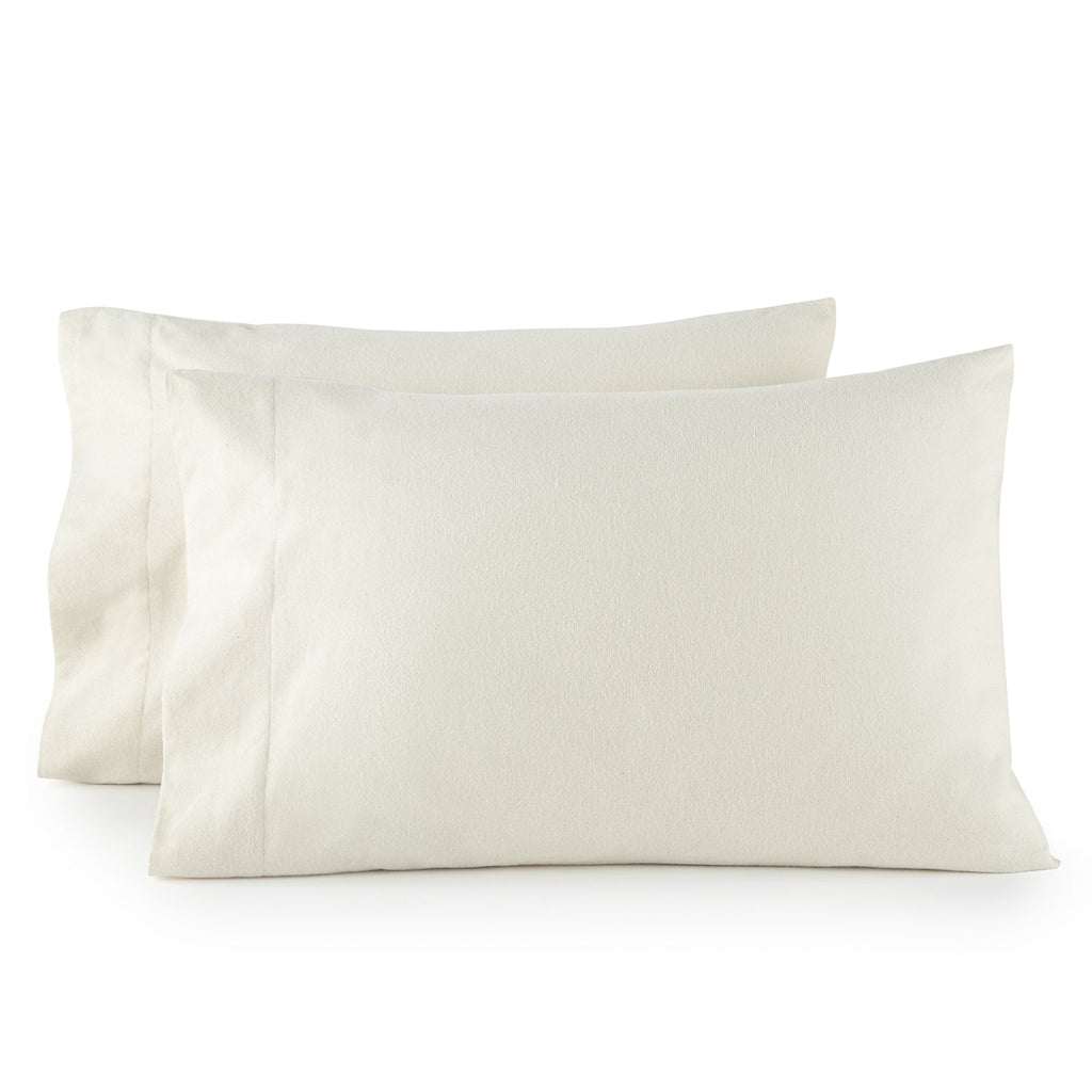 Organic Flannel Pillowcase Set | GOTS + Fairtrade Certified | Naturally Dyed