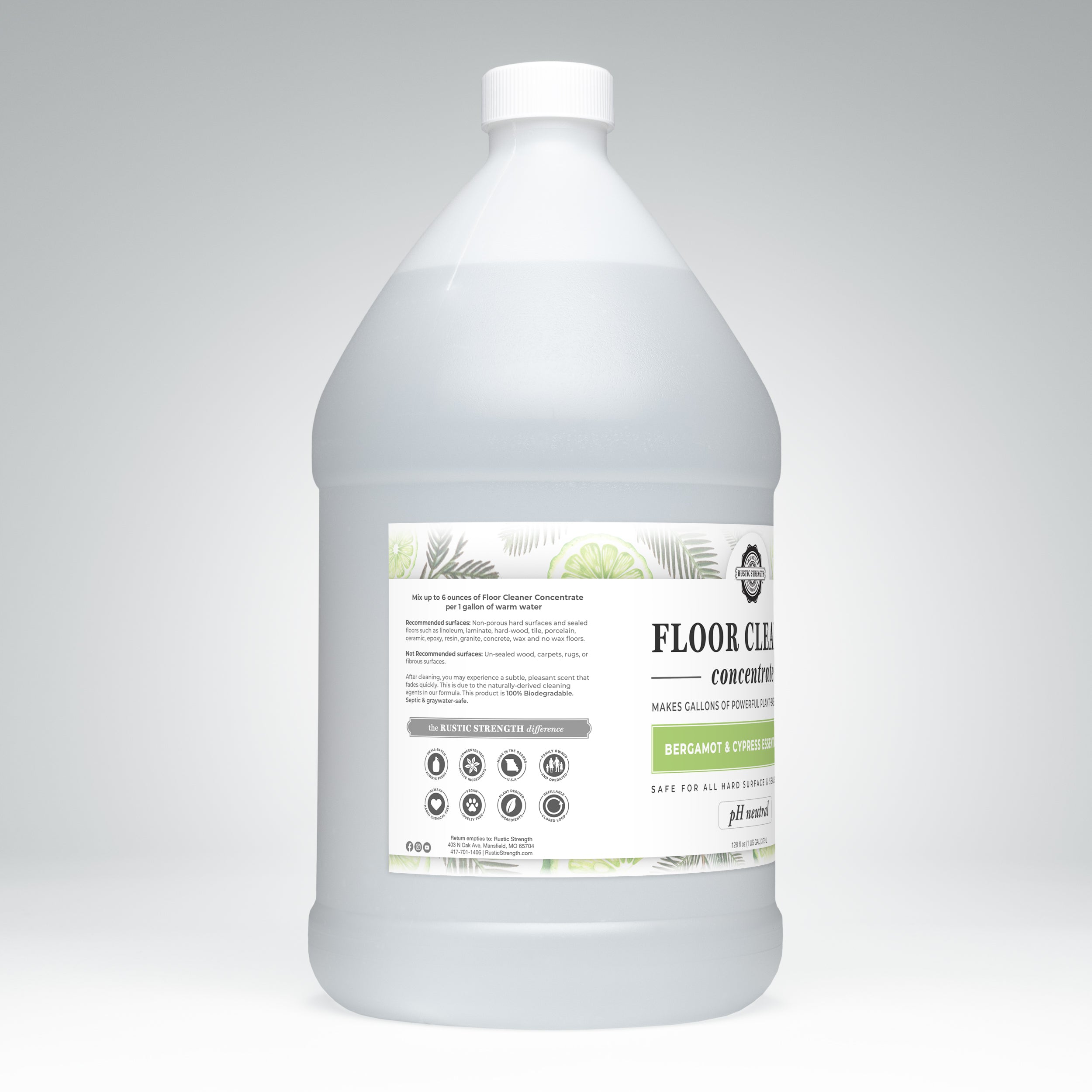Floor Cleaner Concentrate | Bergamot + Cypress