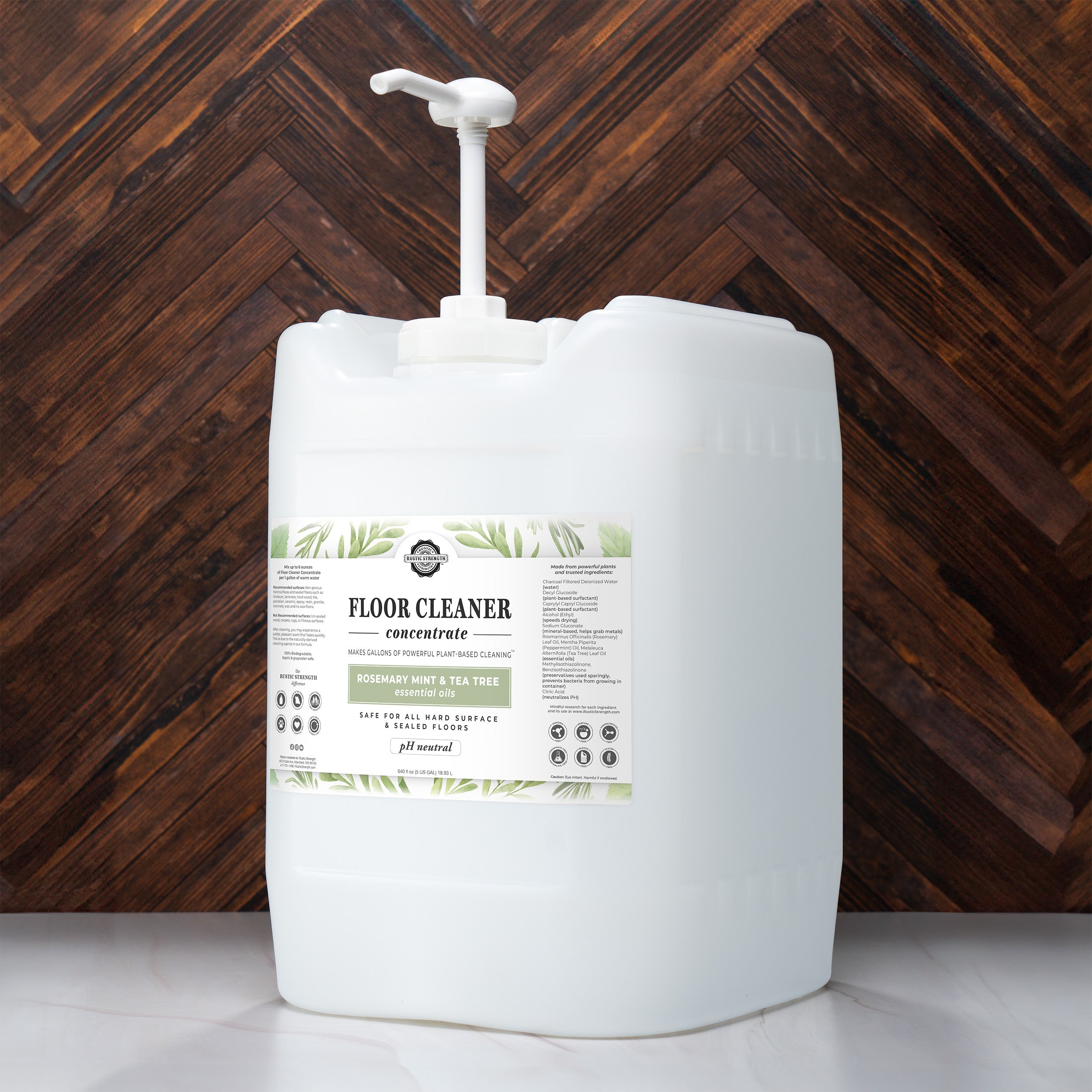 Floor Cleaner Concentrate | Rosemary, Mint + Tea Tree