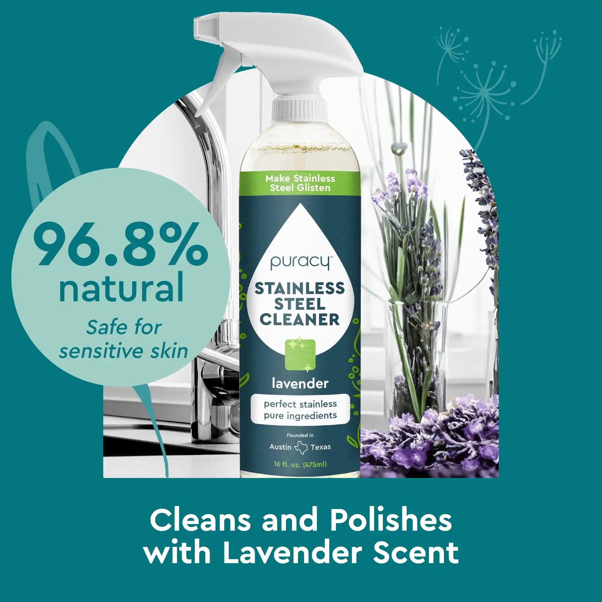 Puracy Stainless Steel Surface Cleaner