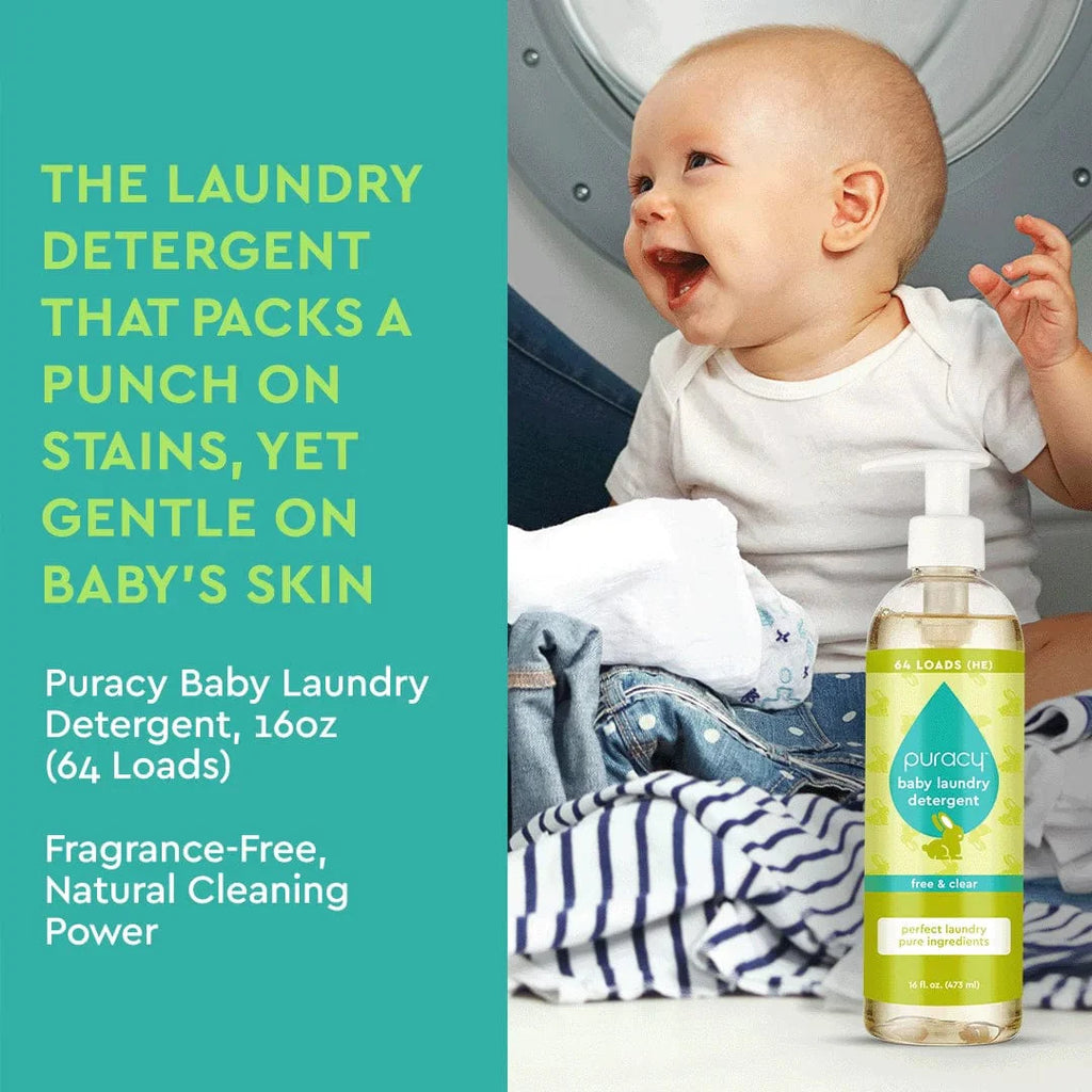 Puracy Baby Laundry Detergent | Hypoallergenic + Unscented
