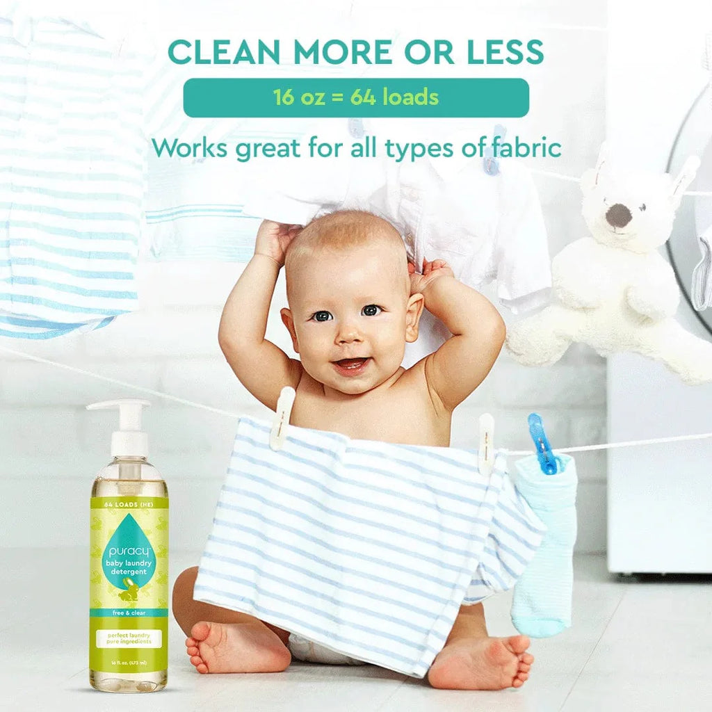 Puracy Baby Laundry Detergent | Hypoallergenic + Unscented
