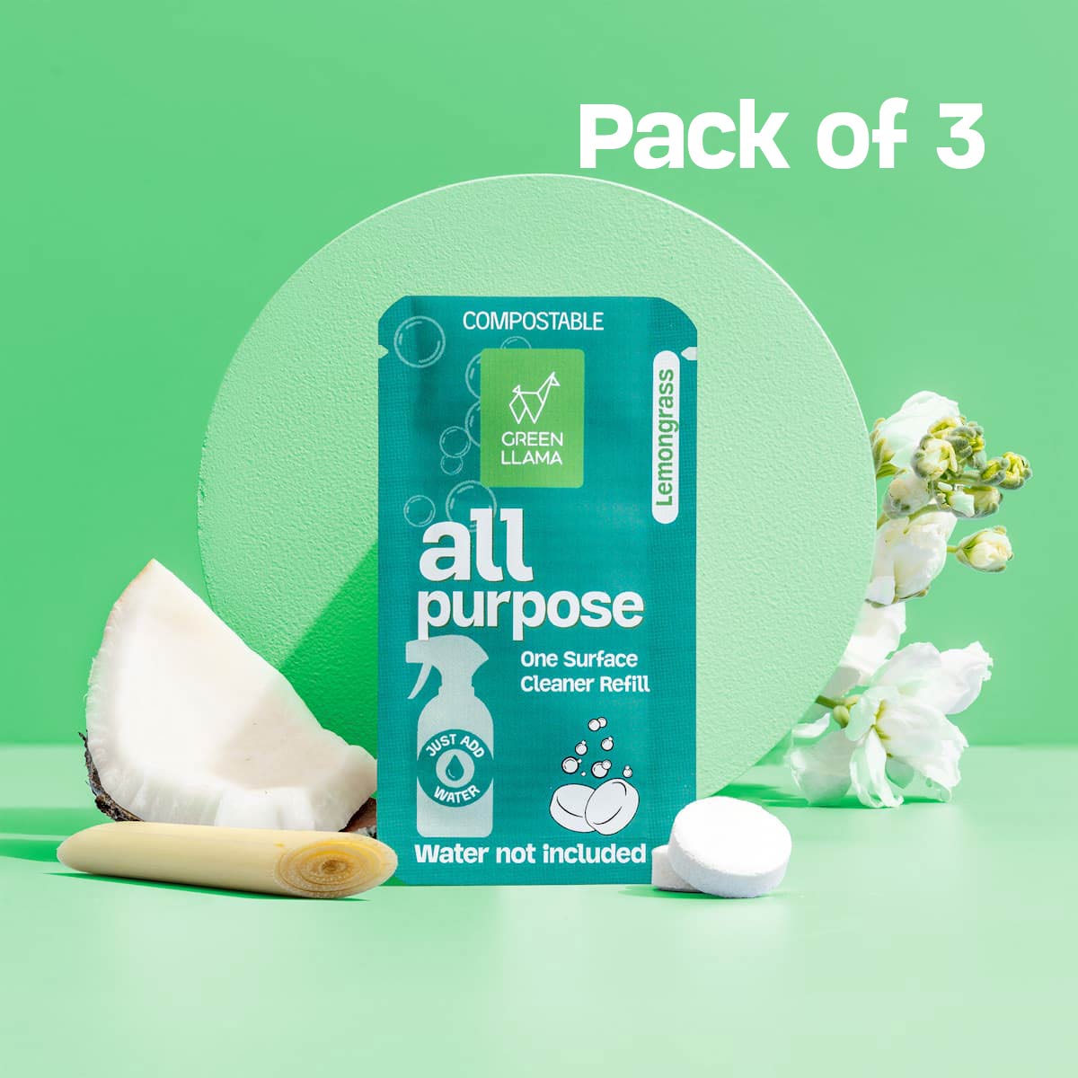 All-Purpose Cleaning Refills - Lemongrass Fragrance - 3-Pack