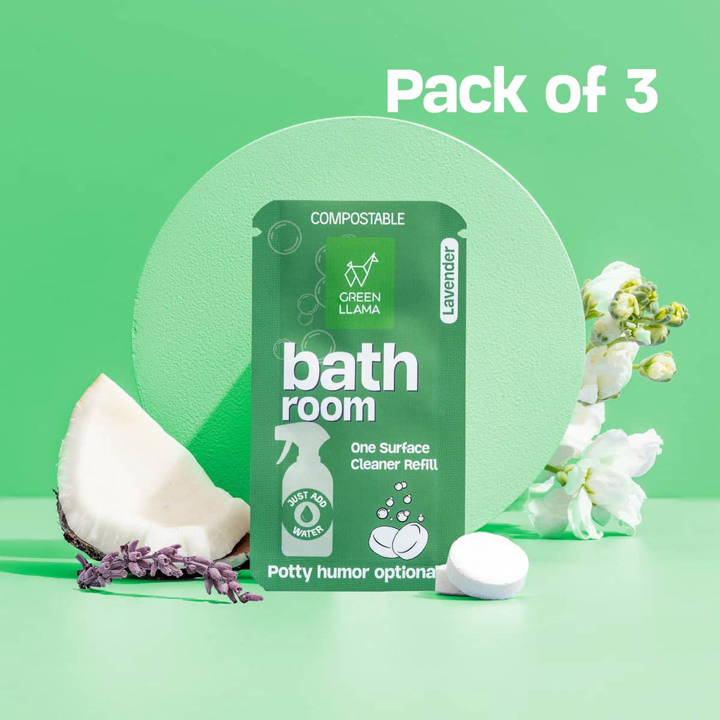 Bathroom Cleaning Refills - Lavender Fragrance - 3-Pack