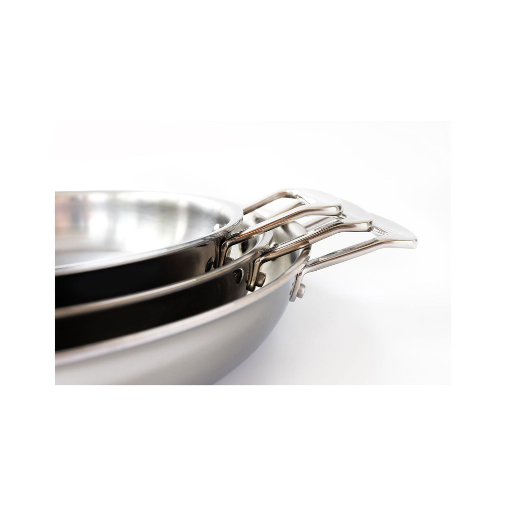 3-Piece Fry Pan Set With Short Handles