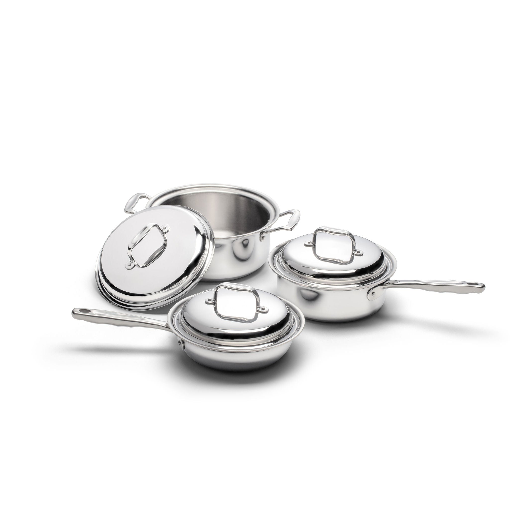 6-Piece Stainless Steel Cookware Set