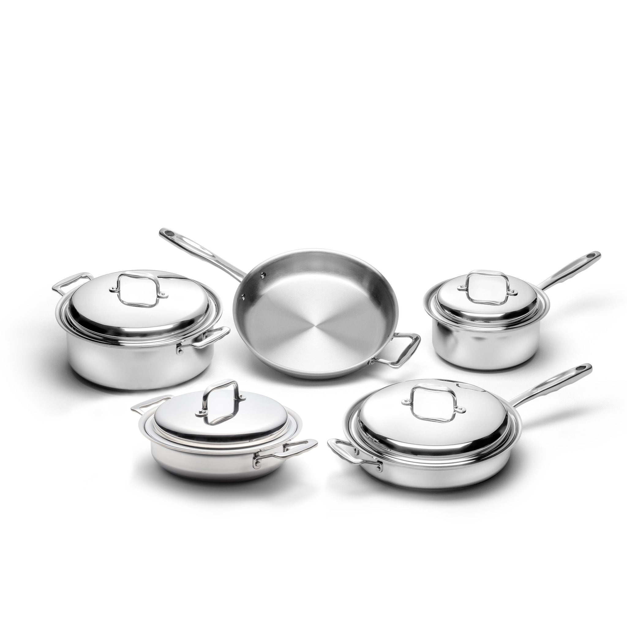 9-Piece Stainless Steel Cookware Set