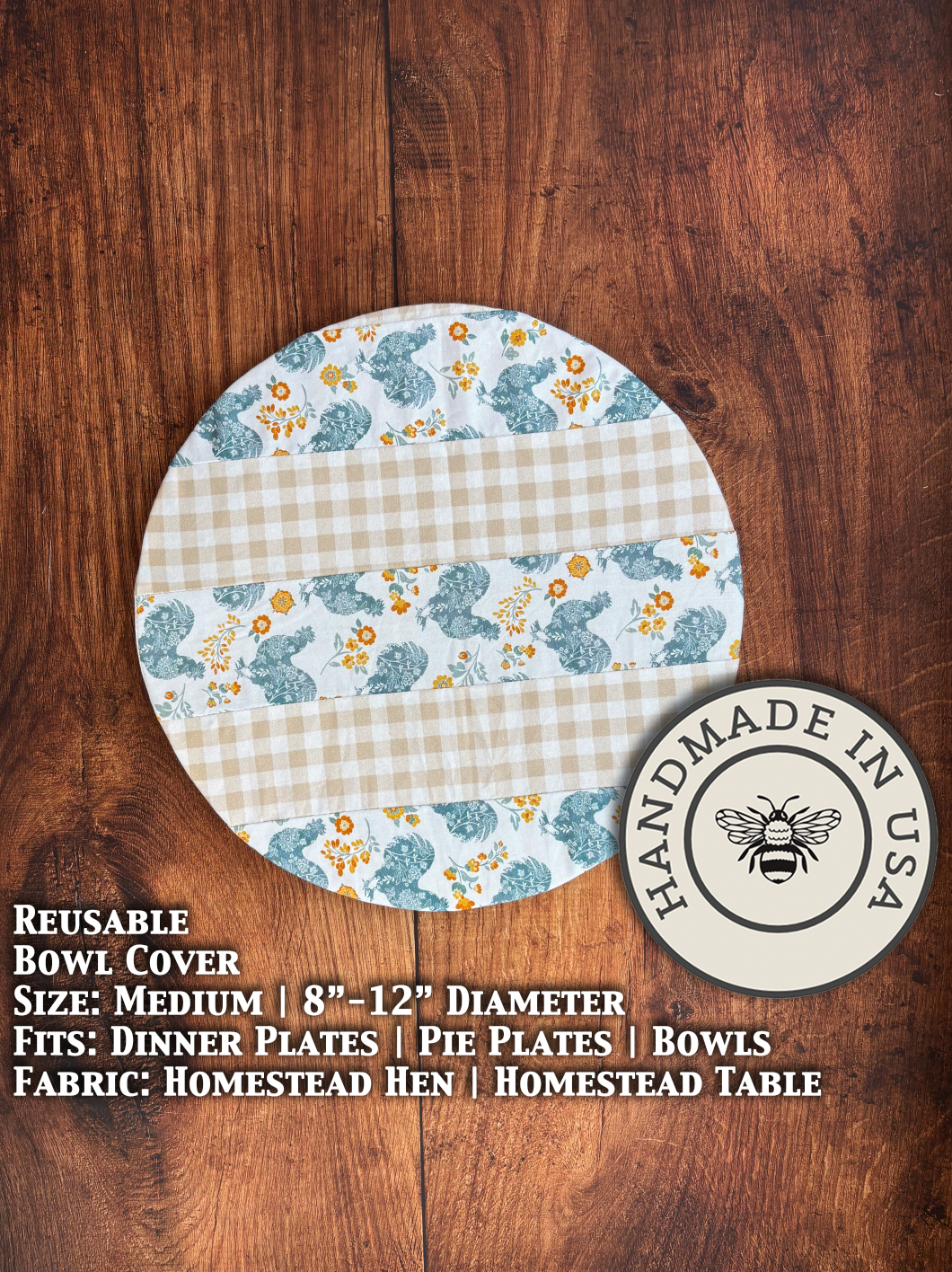 Medium Bowl + Banneton Covers