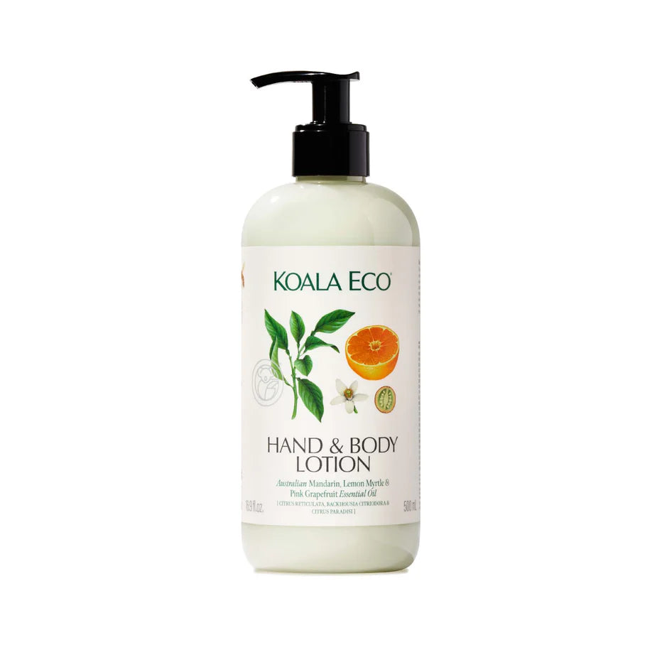 Hand & Body Lotion - Mandarin, Lemon Myrtle + Pink Grapefruit