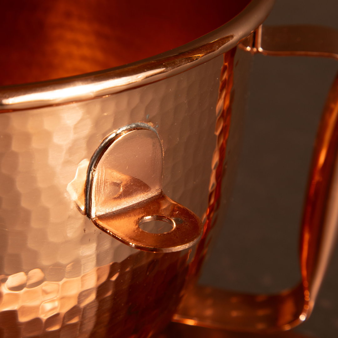 Copper Mixing Bowl for KitchenAid Lift Stand Mixers - fits most 5, 6, 7 + 8 quart Mixer models