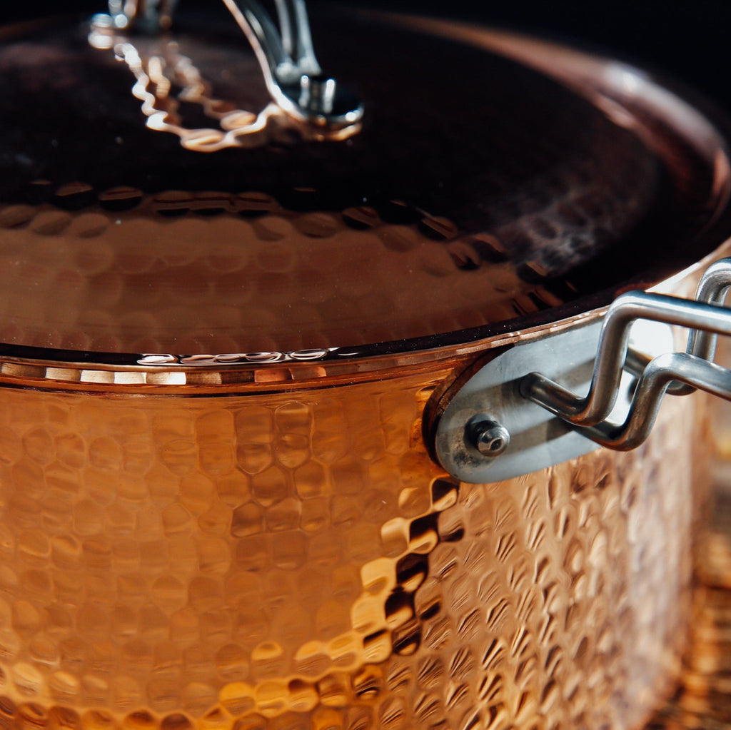 Sertodo Copper Sauce Pan with Lid