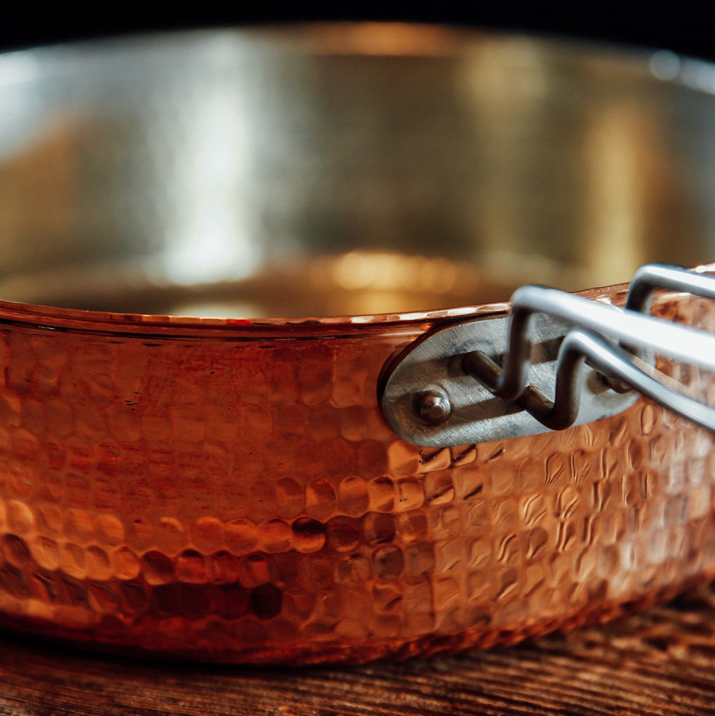 Sertodo Copper Sauté Pan with Lid