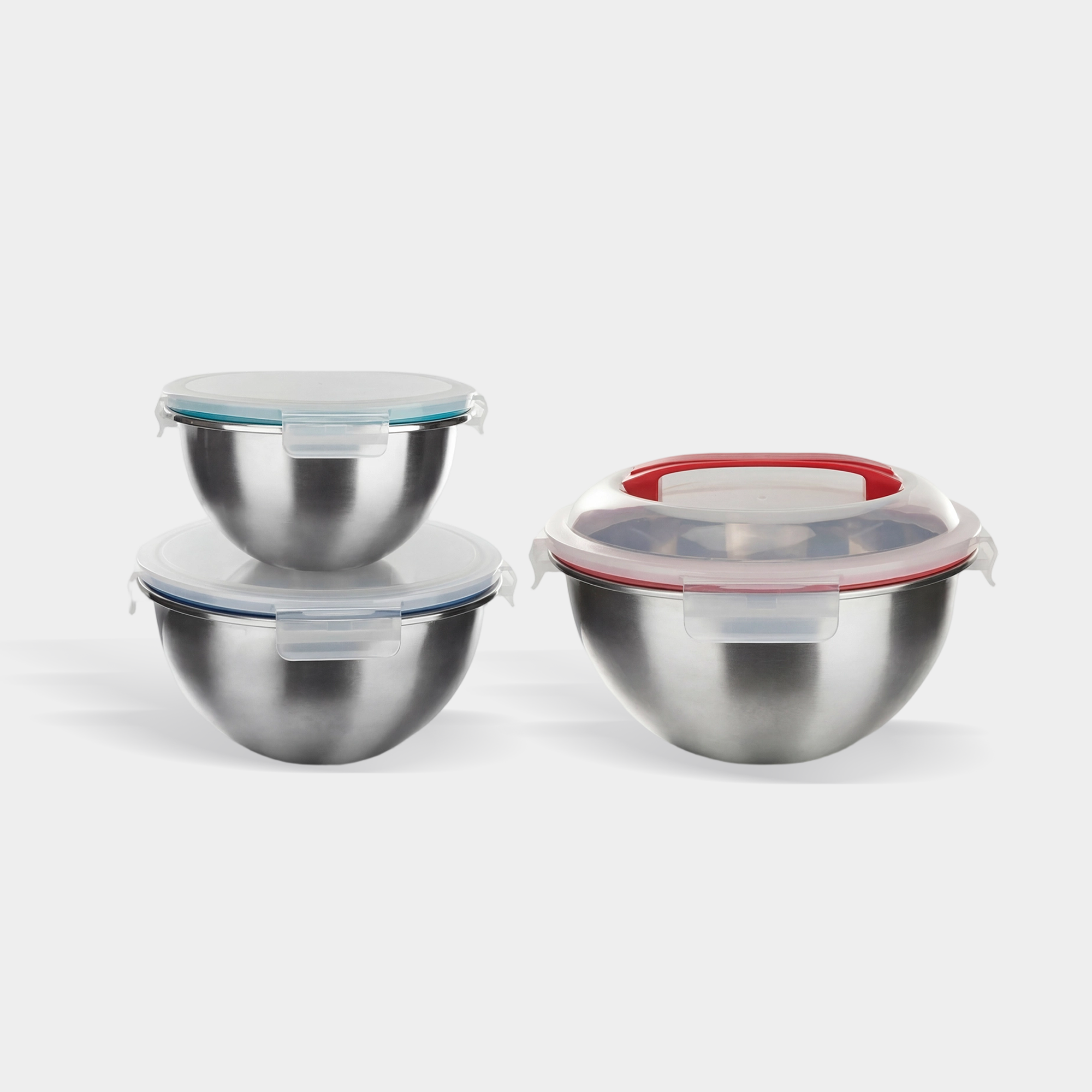 Mix + Carry Stainless Steel Bowl Set