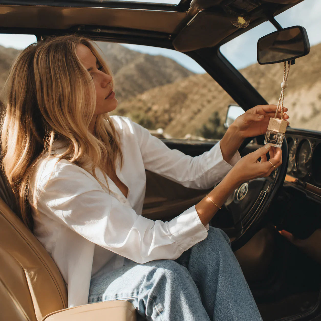 Coconut + Rose Car Diffuser