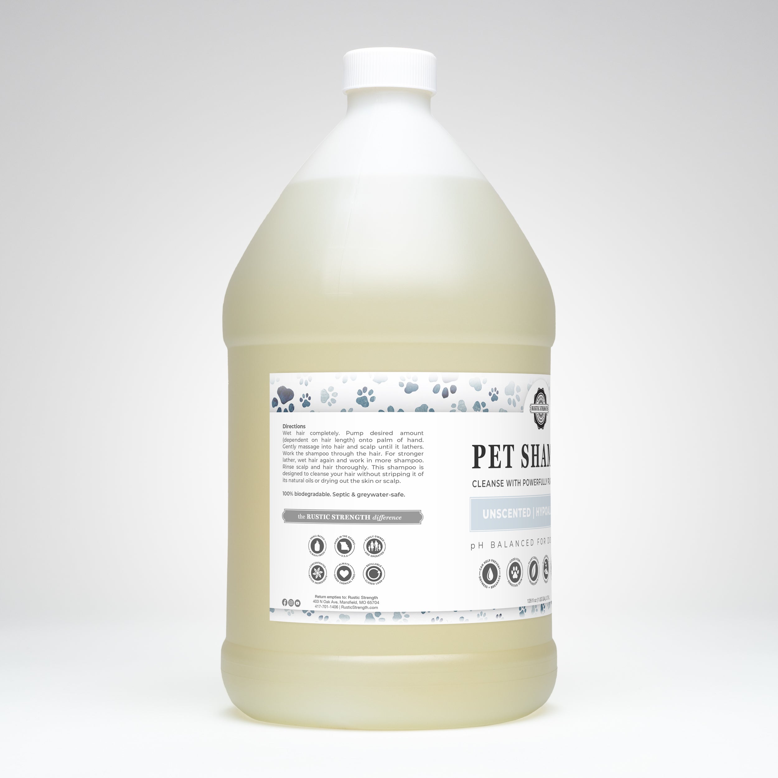 Pet Shampoo - Soothing + Deodorizing | Unscented