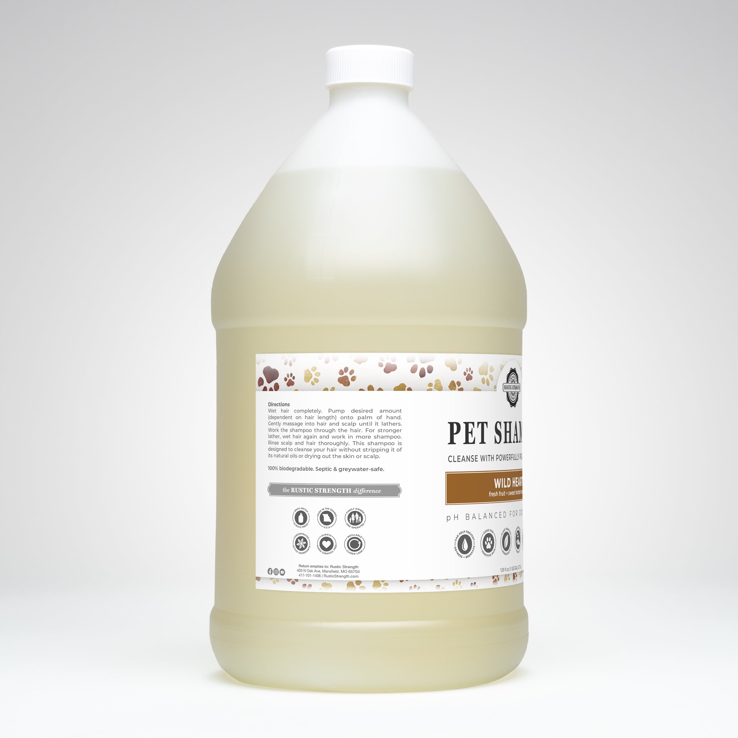 Pet Shampoo - Soothing + Deodorizing | Wild Heart