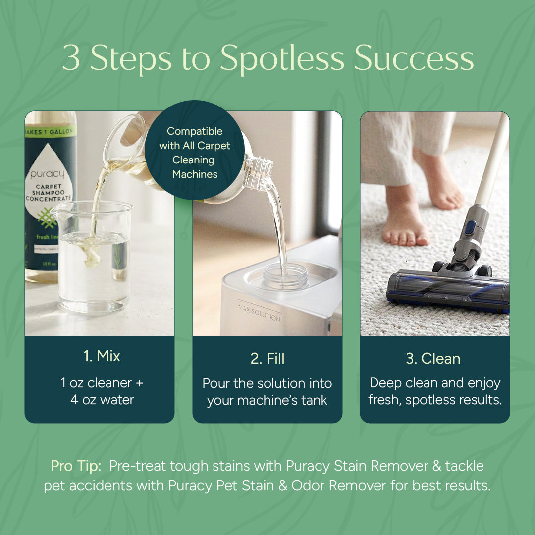 Puracy Carpet + Upholstery Shampoo