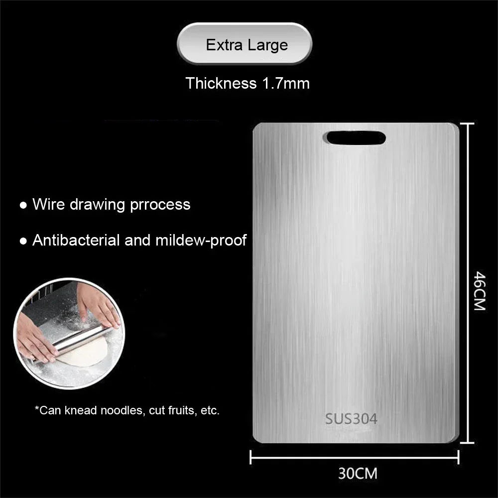 316 Stainless Steel Chopping Board | Antibacterial Cutting Board
