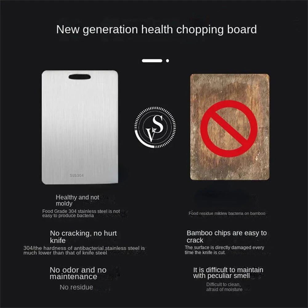 316 Stainless Steel Chopping Board | Antibacterial Cutting Board
