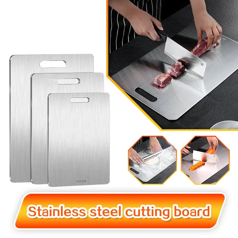 316 Stainless Steel Chopping Board | Antibacterial Cutting Board