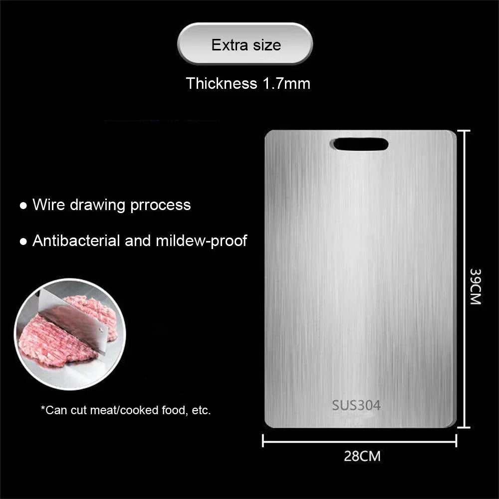 316 Stainless Steel Chopping Board | Antibacterial Cutting Board