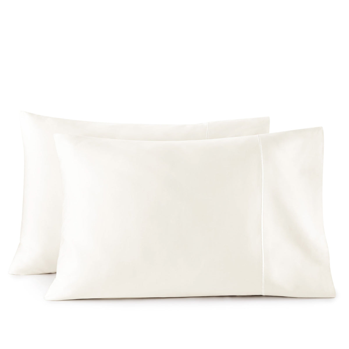 500 TC Sateen Pillowcase Set | GOTS + Fairtrade Certified Organic Cotton