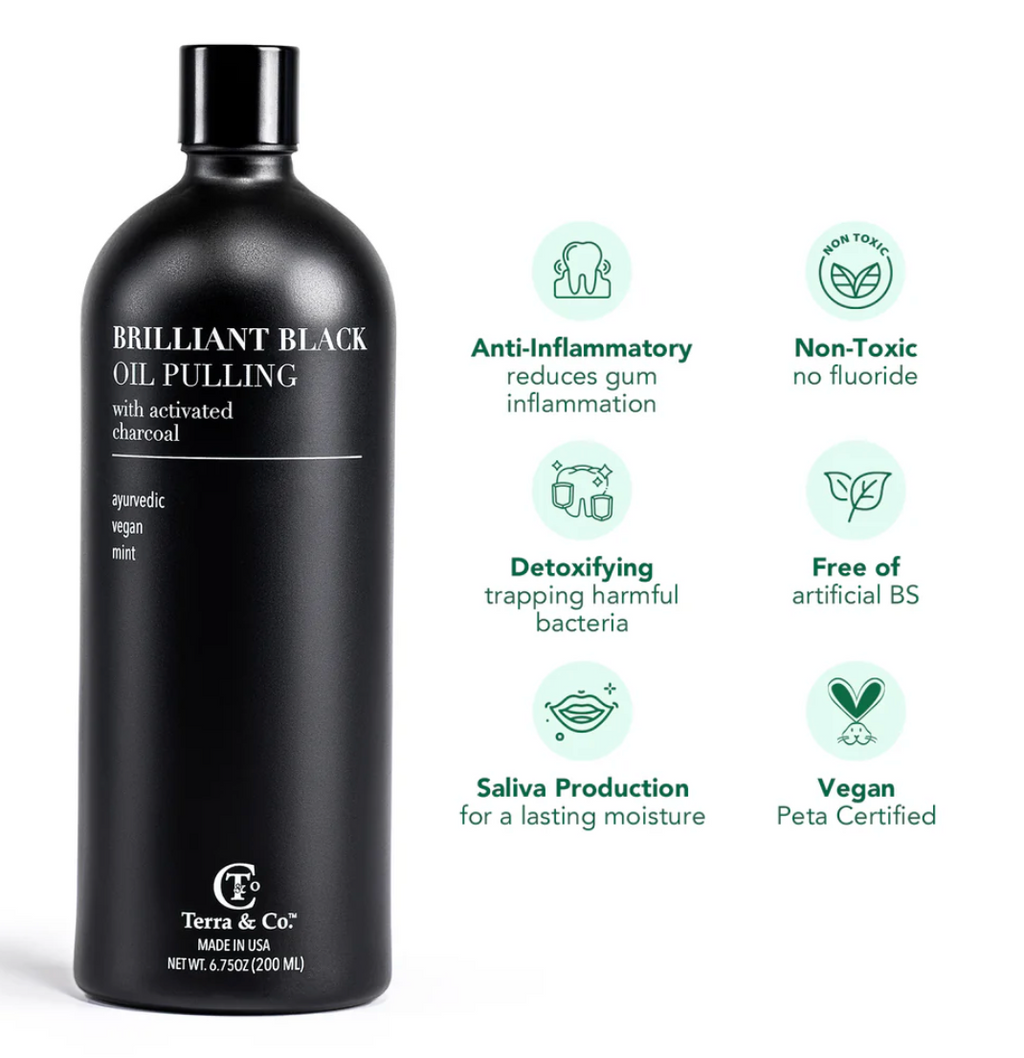 Brilliant Black Oil Pulling