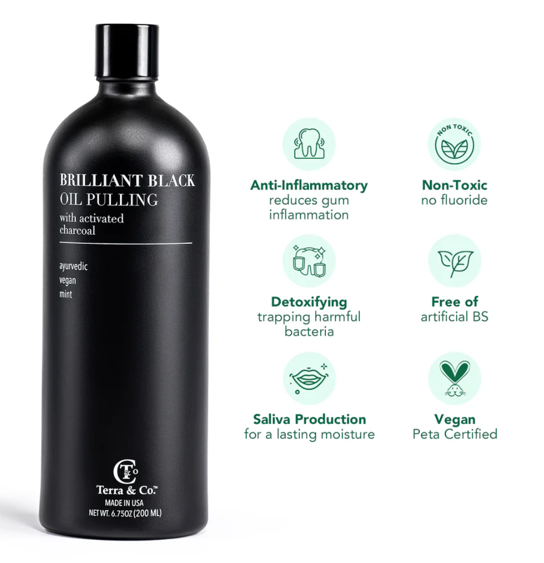 Brilliant Black Oil Pulling