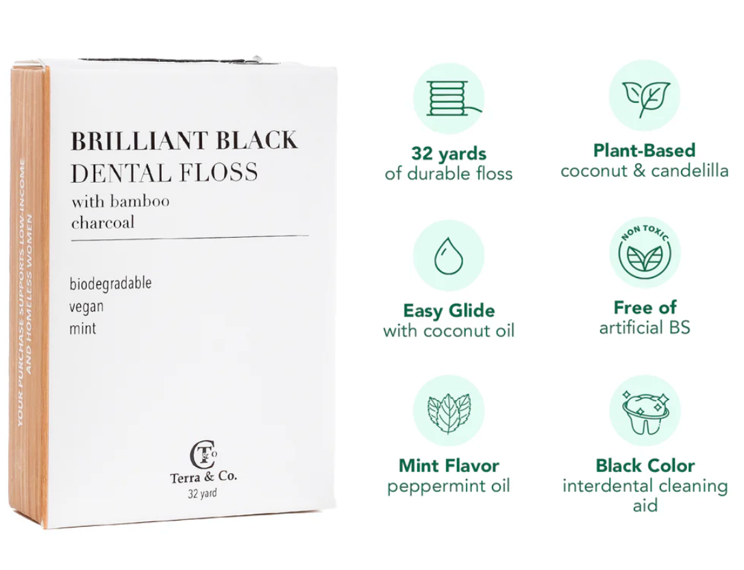Brilliant Black Dental Floss