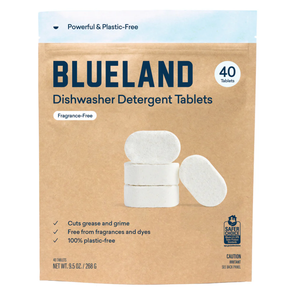 Blueland Dishwasher Detergent Tablets - Fragrance Free