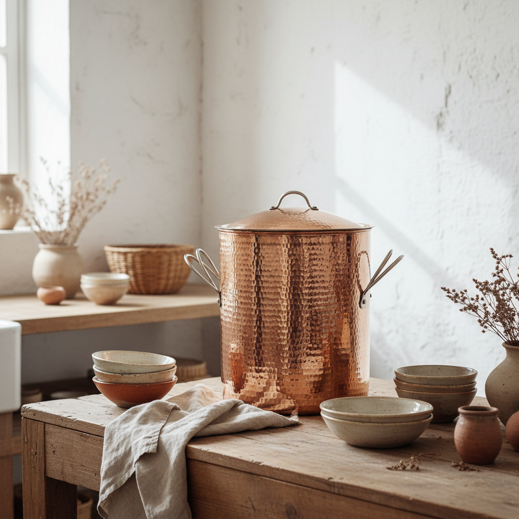 Sertodo Copper Stock Pot